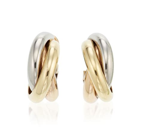 cartier replica trinity earrings|cartier trinity earrings small.